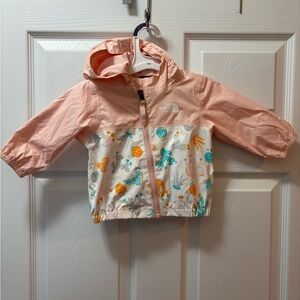 The North Face Pink and White Toddler Jacket
